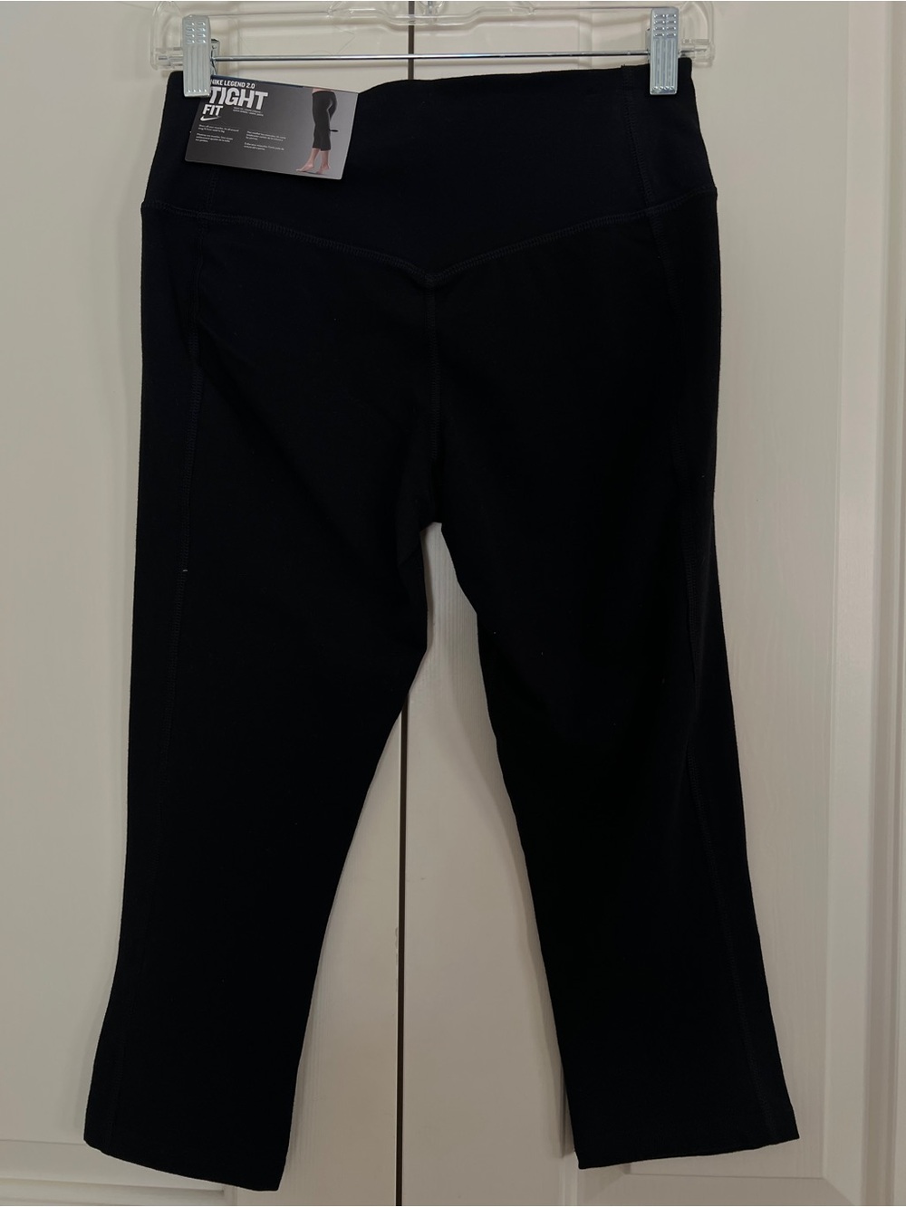 Nike Dri Fit Black 3/4 Performance leggings Tights Size Small - Picture 4 of 9